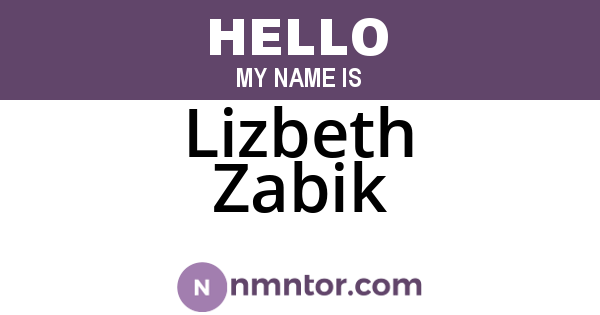 Lizbeth Zabik