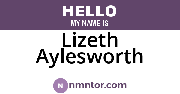 Lizeth Aylesworth