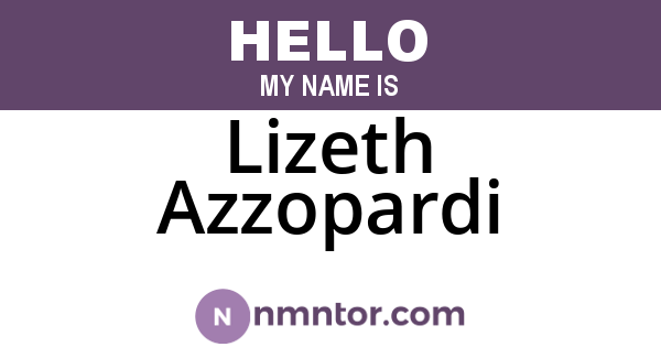 Lizeth Azzopardi
