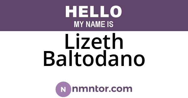Lizeth Baltodano