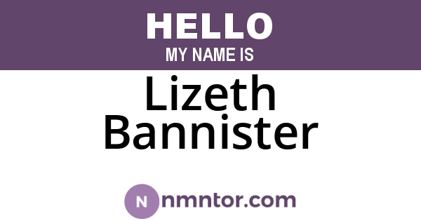 Lizeth Bannister