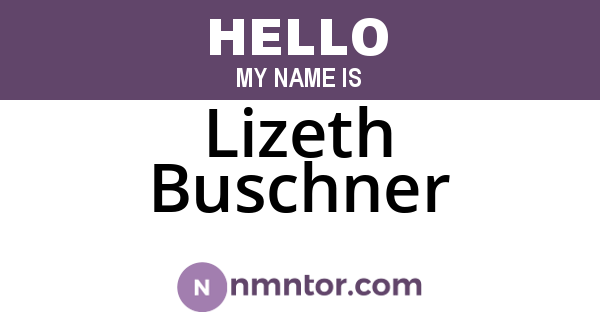 Lizeth Buschner