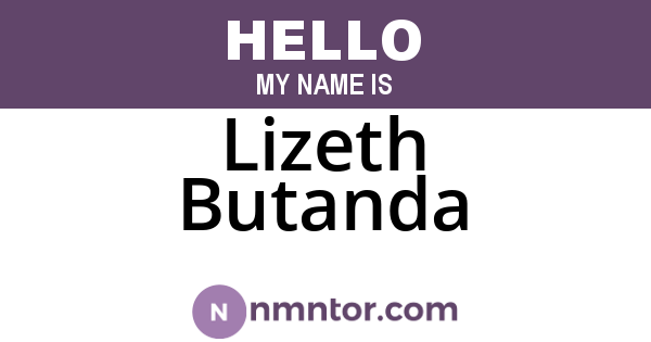 Lizeth Butanda