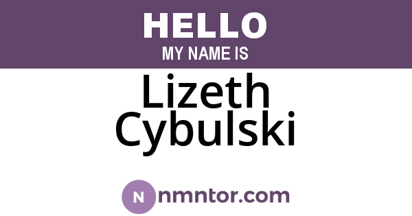 Lizeth Cybulski