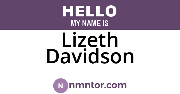 Lizeth Davidson
