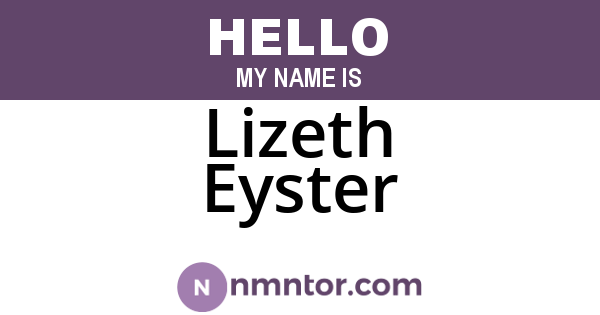 Lizeth Eyster