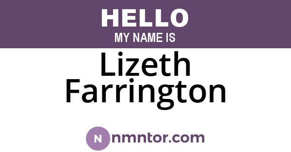 Lizeth Farrington