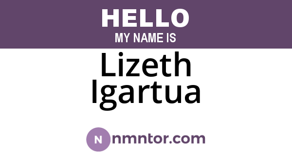 Lizeth Igartua