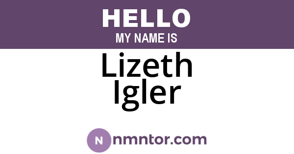 Lizeth Igler