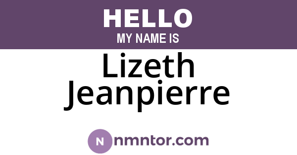Lizeth Jeanpierre