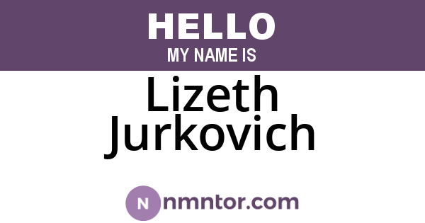 Lizeth Jurkovich