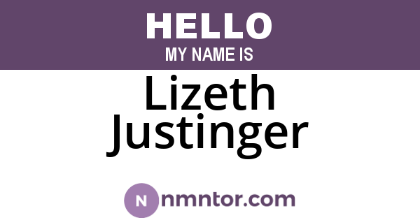 Lizeth Justinger