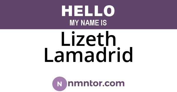 Lizeth Lamadrid