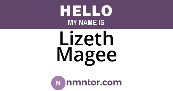 Lizeth Magee