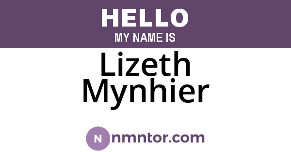 Lizeth Mynhier