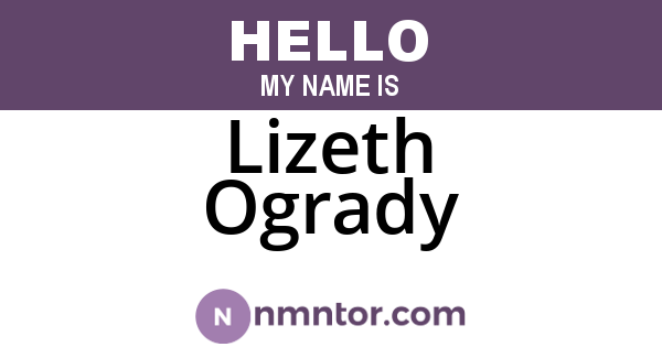 Lizeth Ogrady