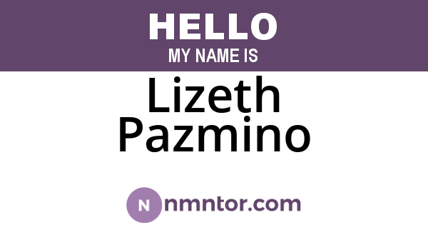 Lizeth Pazmino