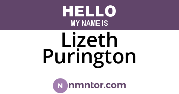 Lizeth Purington
