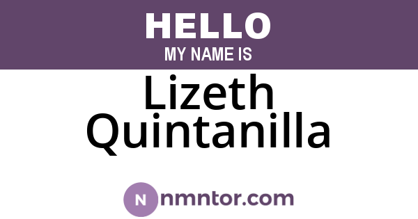 Lizeth Quintanilla