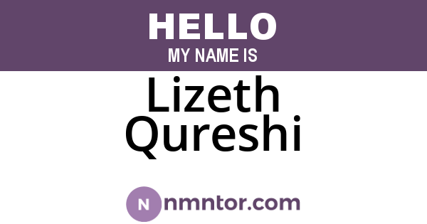 Lizeth Qureshi