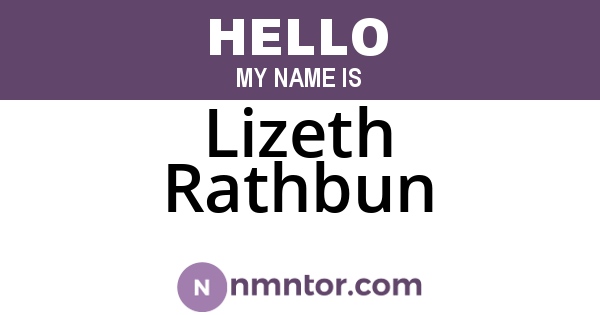Lizeth Rathbun