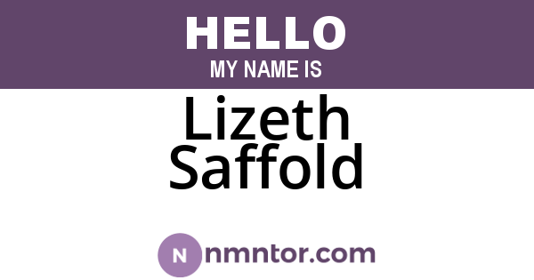 Lizeth Saffold