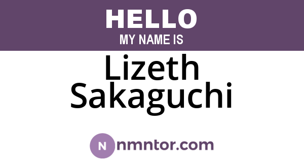 Lizeth Sakaguchi