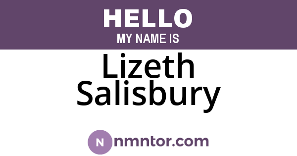 Lizeth Salisbury