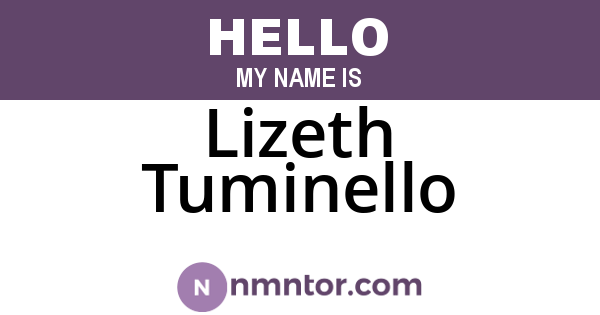 Lizeth Tuminello
