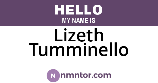 Lizeth Tumminello