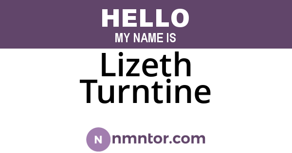 Lizeth Turntine