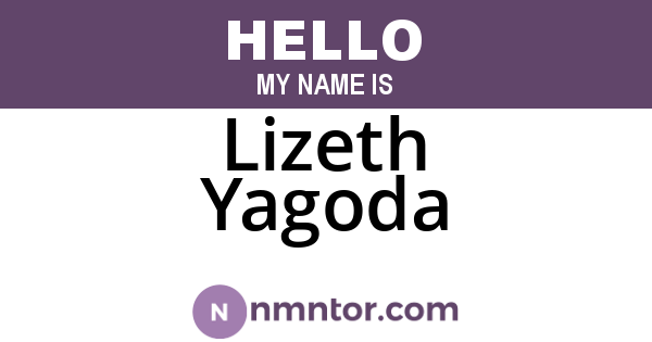 Lizeth Yagoda
