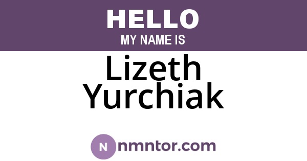 Lizeth Yurchiak