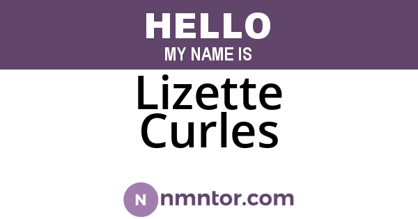 Lizette Curles