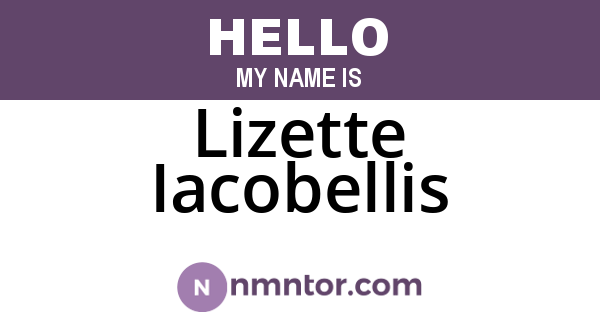 Lizette Iacobellis