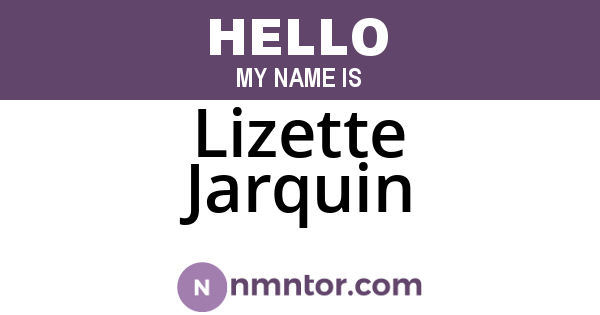Lizette Jarquin
