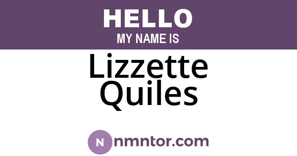 Lizzette Quiles