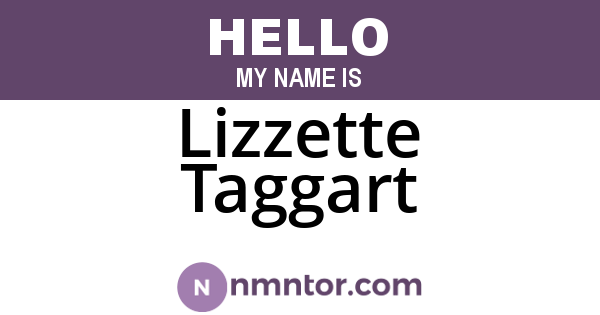 Lizzette Taggart