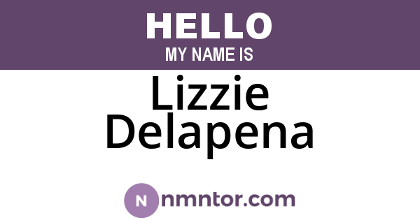 Lizzie Delapena
