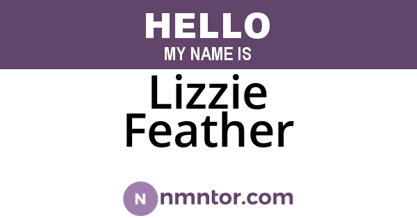 Lizzie Feather