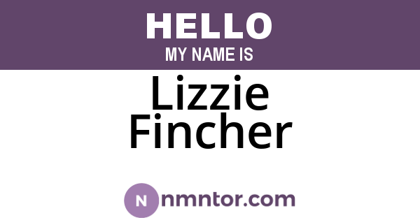 Lizzie Fincher