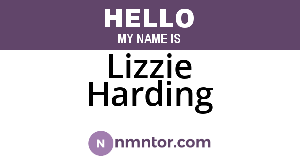 Lizzie Harding
