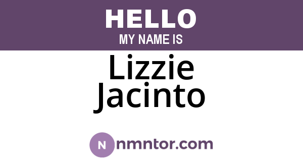 Lizzie Jacinto