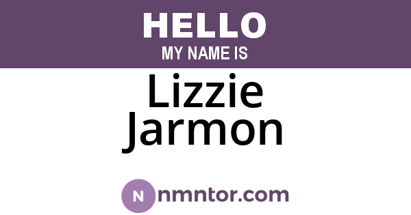 Lizzie Jarmon