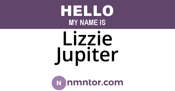 Lizzie Jupiter
