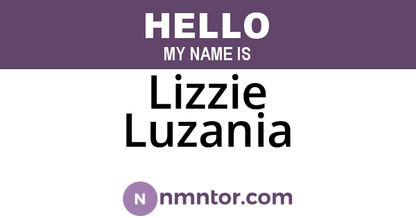 Lizzie Luzania