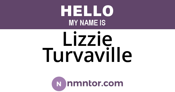 Lizzie Turvaville