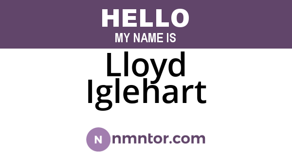 Lloyd Iglehart