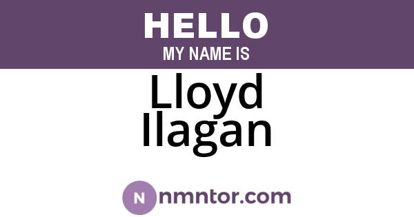 Lloyd Ilagan