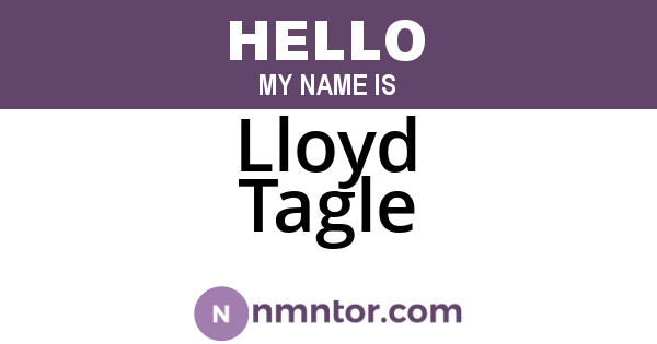 Lloyd Tagle